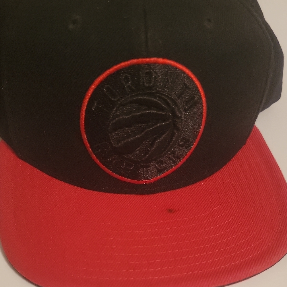 Mitchell & Ness Raptors Black and Red Snapback